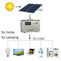 Mini portable solar energy system for home lighting use